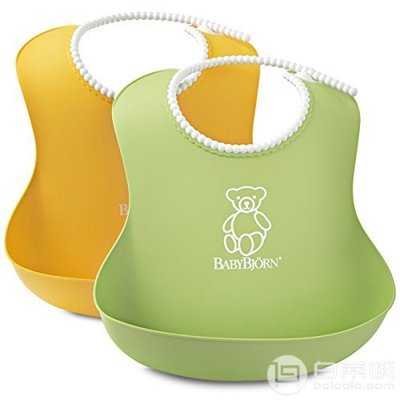 BABYBJORN Soft Bib系列 防碎屑兒童圍嘴 2只裝 89元